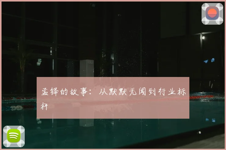 孟铎的故事:从默默无闻到行业标杆